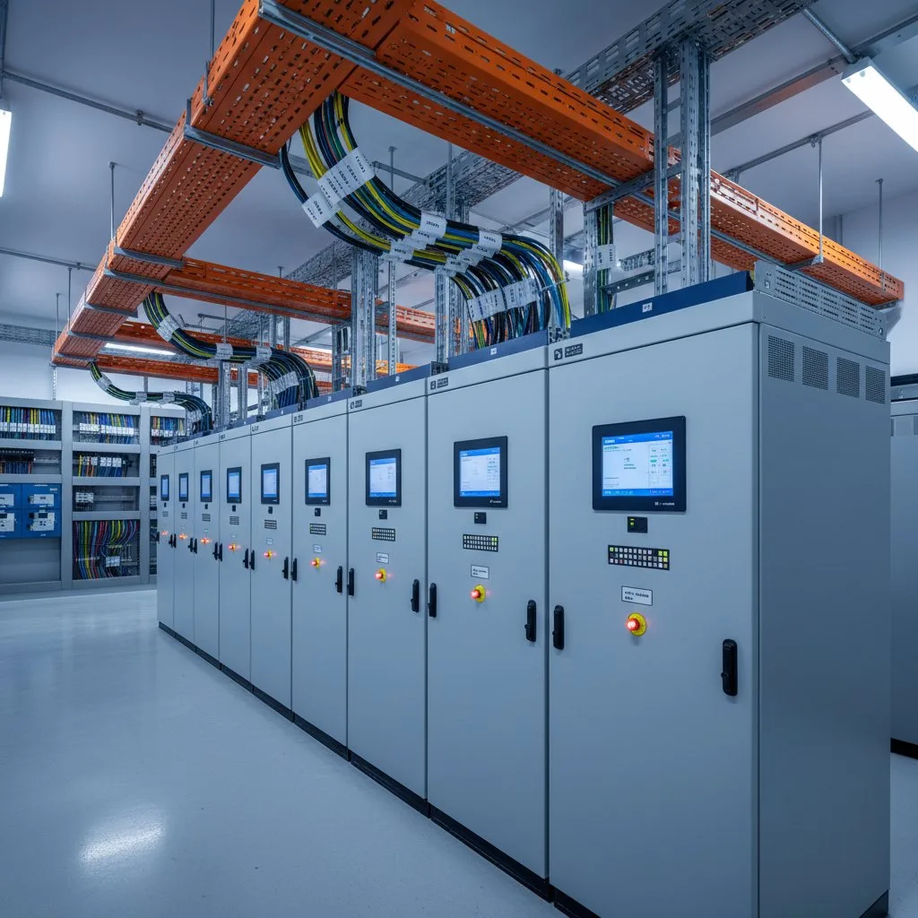 Data centre power: UPS cabinets and busway power distribution