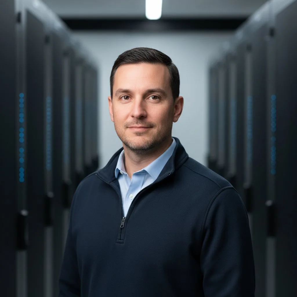 WMG Technical Installations project manager in a data centre